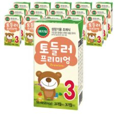 써보고 평이 가장 좋았던 상품, 사용 만족도가 높았던 토들러프리미엄3단계 중에서 선택한 제품!